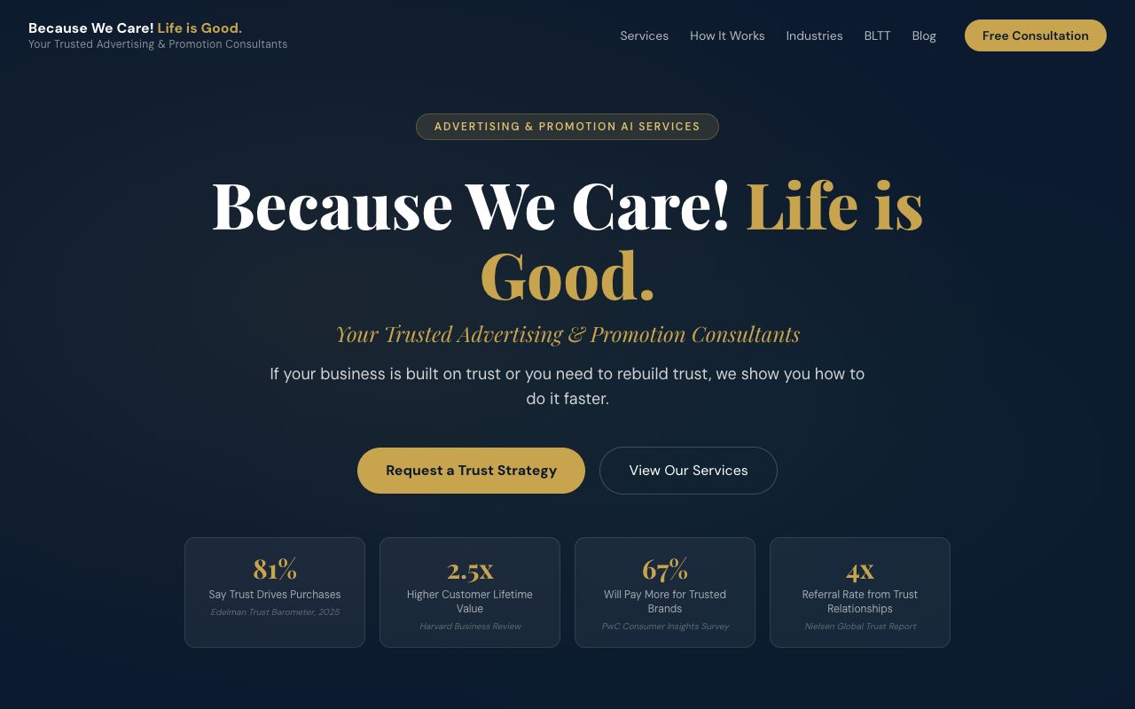 Preview of becausewecare.ai