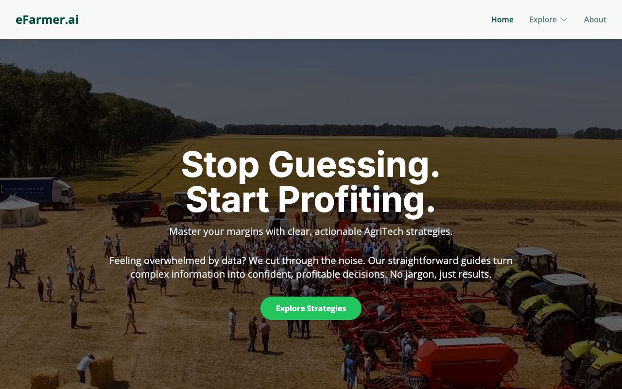 Preview of efarmer.ai
