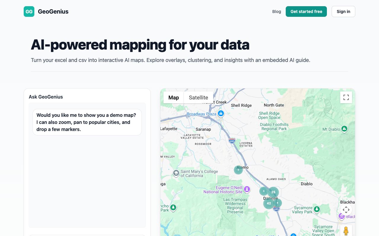 Preview of geogenius.ai